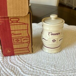 Longaberger Cinnamon Spice Jar